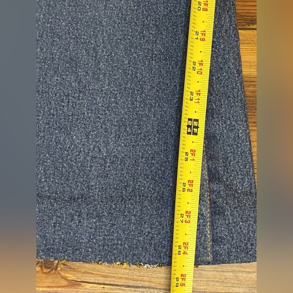 Vintage Style Midnight Velvet Floral Sequins Jeans Size 22W - Picture 14 of 14